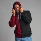 OVERCOMERS HOODIE BI-COLOR RED WINE FOR MEN