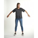 UNSTOPPABLE VERTICAL BLACK SHIRT FOR WOMEN