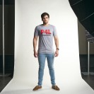 P4L GREY T-SHIRT FOR MEN