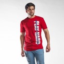 PLAY HARD, DREAM BIG RED MEN T-SHIRT