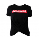 UNSTOPPABLE TWIST T-SHIRT BLACK