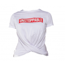 UNSTOPPABLE TWIST WOMEN T-SHIRT WHITE